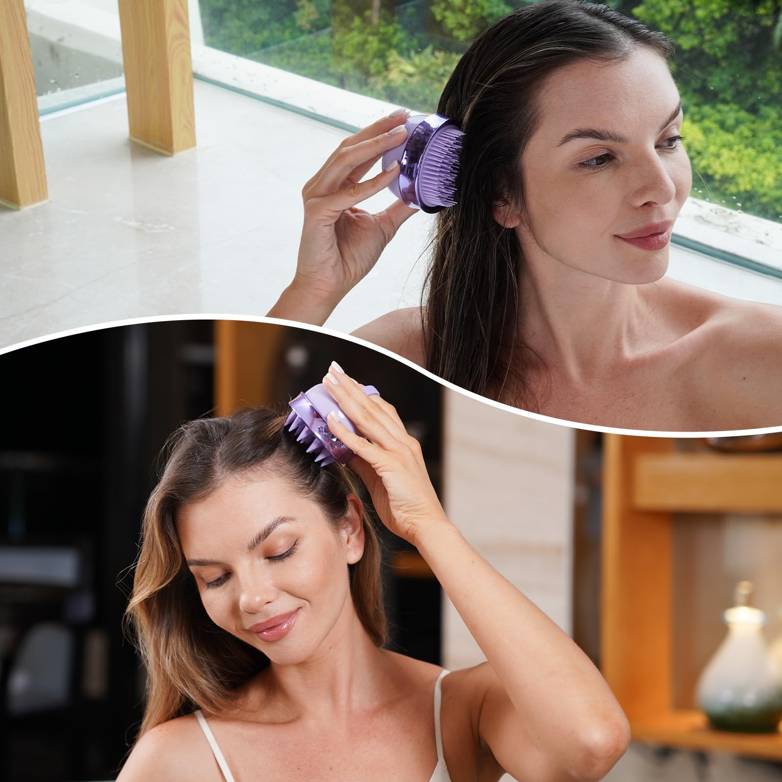 Detangling side removing knots with minimal breakage