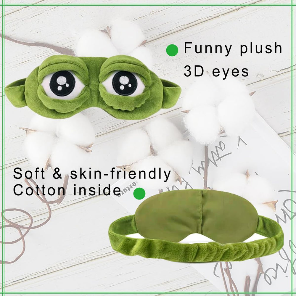 Shinywear eye mask with adjustable strap for a comfortable fit