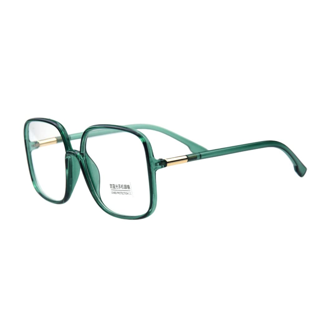 Gafas Shiratori bloqueadoras de luz azul, estilo retro, para uso frente a pantallas.