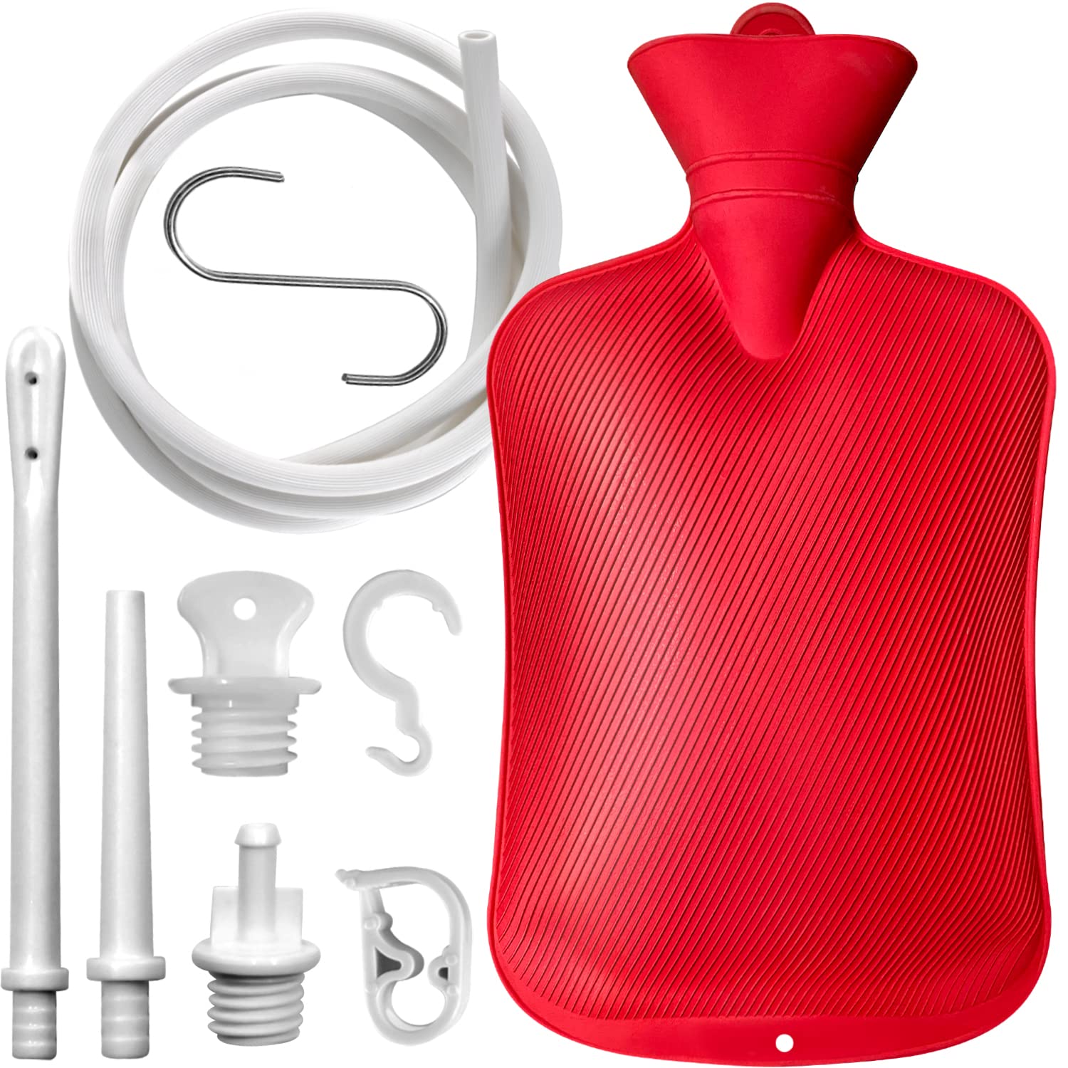 Shishuyu Enema Bag 2L with durable bag for at-home cleansing.