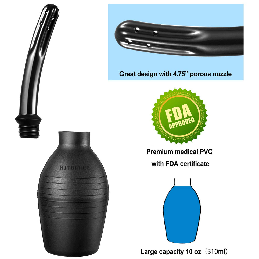 Shishuyu odorless PVC enema bulb for safe, durable use