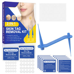SHISUIZHE Skin Tag Remover Pen in hand for easy at-home treatment.