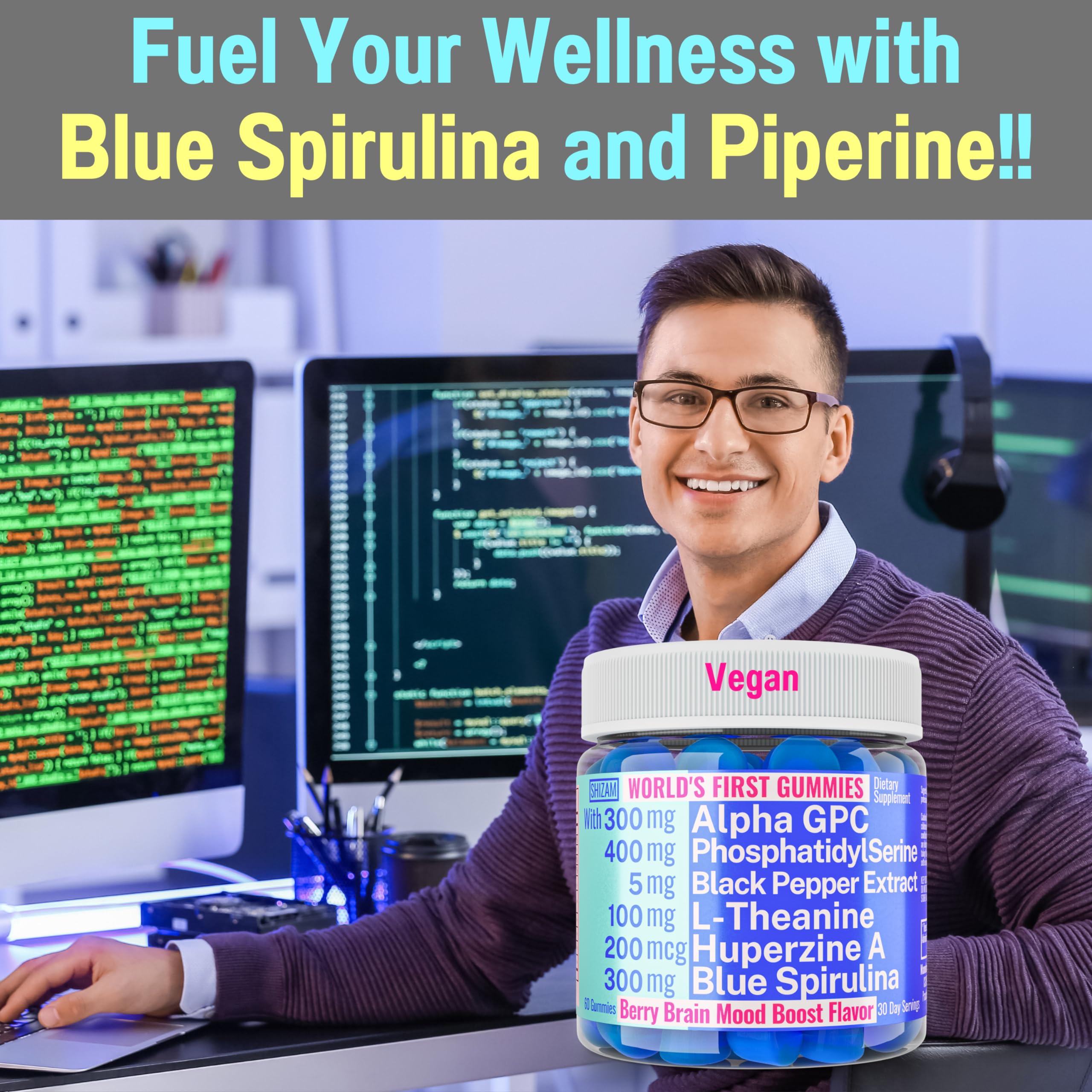 SHIZAM Black Pepper extract on label supports nutrient absorption