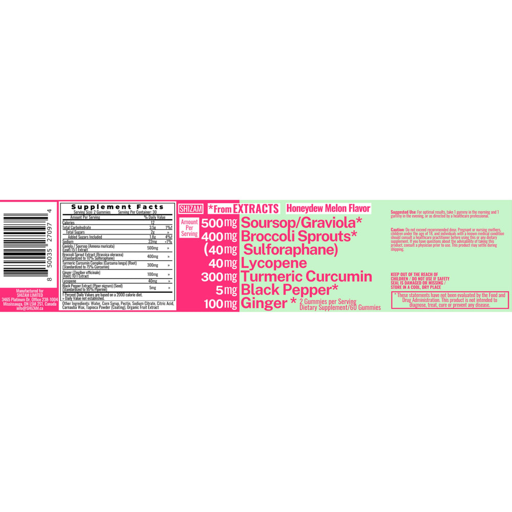 SHIZAM gummies produced in CGMP-certified facility for quality assurance.