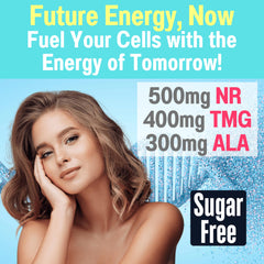 Two SHIZAM NAD+ Gummies serving shown for easy NAD+ support