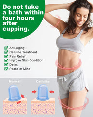 SHKIBY cupping silicona mejora la circulacion para piel nutrida