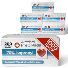 Shop Square Alcohol Prep Pads with thick cleansing for reliable pre-use hygiene.