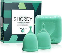 SHORDY reusable small cup set two for convenient period care