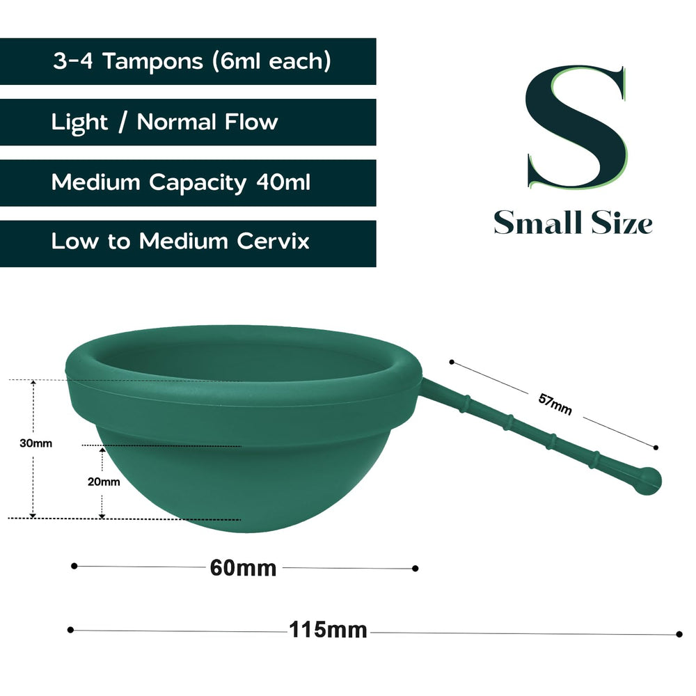 SHORDY Reusable Menstrual Disc Small capacity 45ml for reliable coverage during activities.