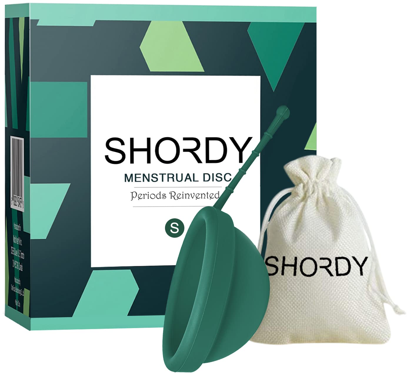 SHORDY Reusable Menstrual Disc Small insertion: comfortable placement for all-day wear.