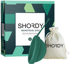 SHORDY Reusable Menstrual Disc Small insertion: comfortable placement for all-day wear.