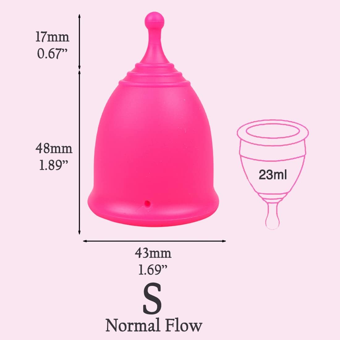 SHORDY small cup for overnight comfort during long nights.