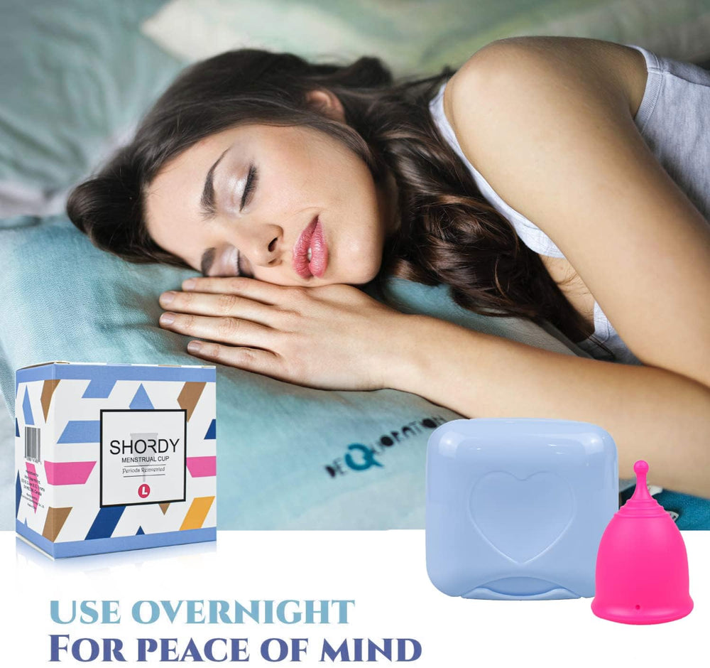 SHORDY soft silicone cup highlights gentle insertion and comfortable wear.