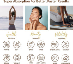 Shore Magic collagen powder in coffee offers a neutral blend.