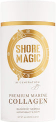 Shore Magic Marine Collagen Powder bottle for daily skin and joint support.