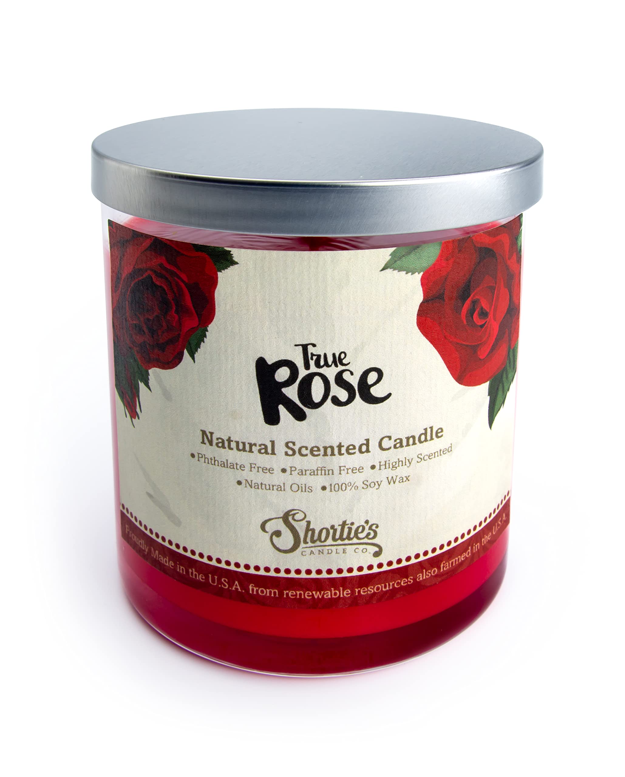 Shortie's True Rose rose oil blend fills room with calming, uplifting ambiance.
