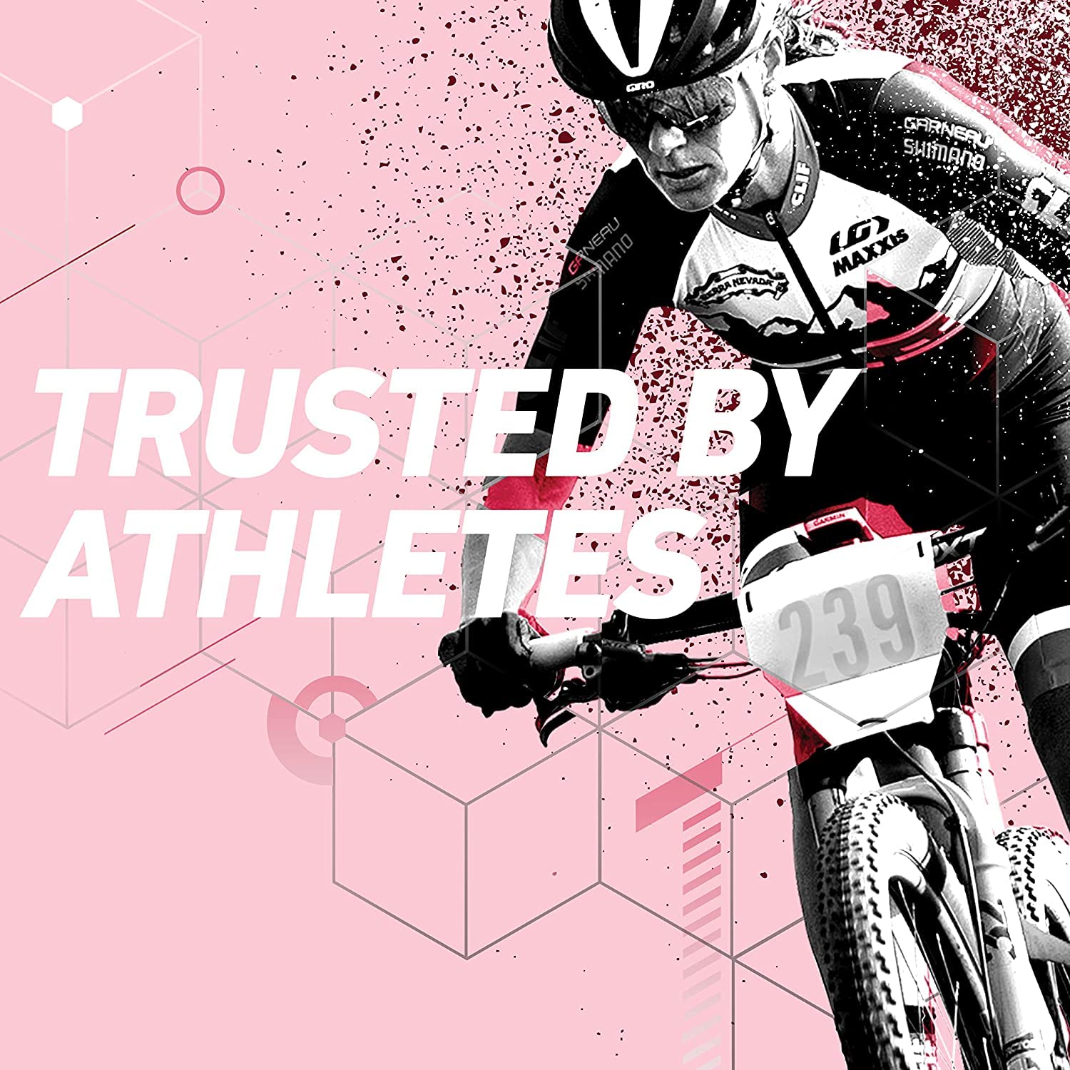 Shot Bloks Strawberry energy chews on the go use for runners or cyclists