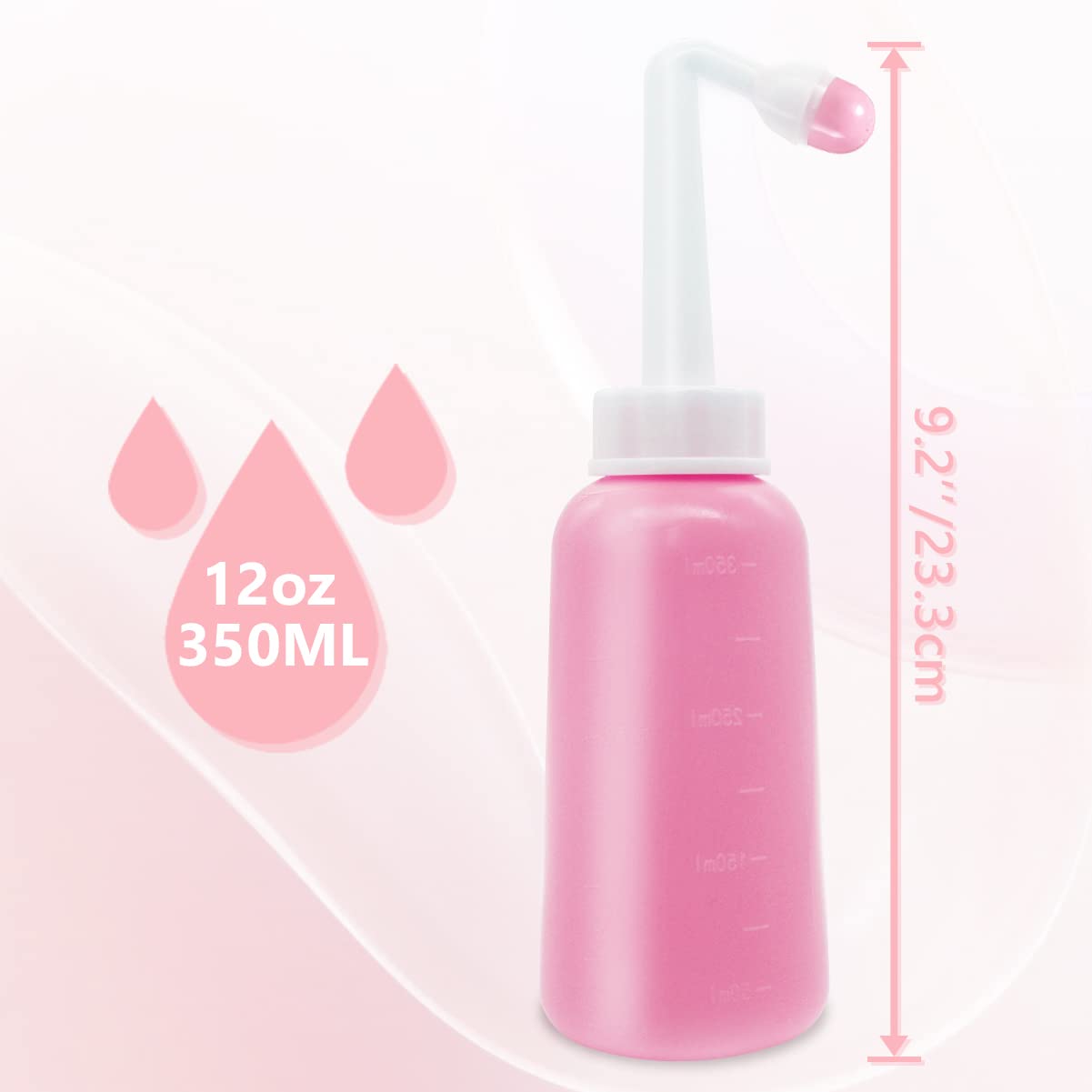 Showvigor peri bottle uses EVA material for easy squeezing and durable, lightweight use