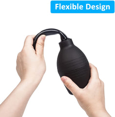 Showvigor soft silicone bulb for gentle, flexible cleansing