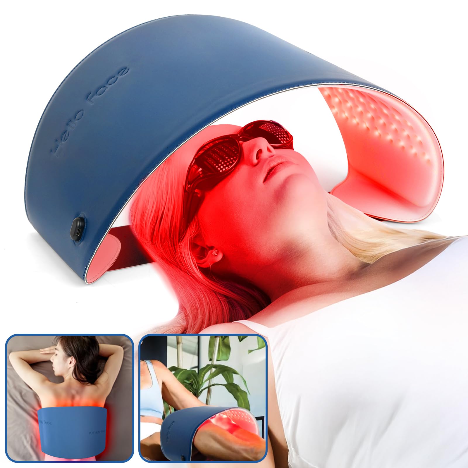 Shquanfuya LED therapy neck area panel for easy upper body sessions.