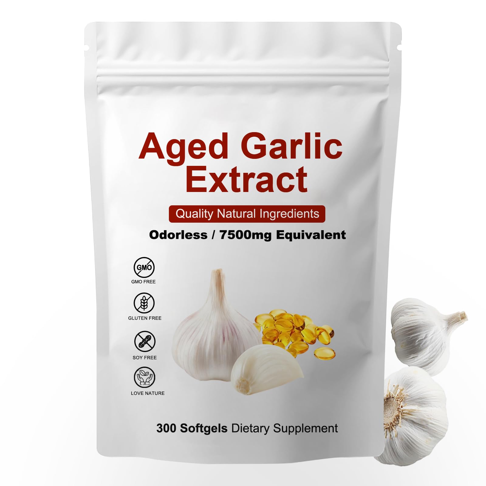 Shrandi Elare odorless garlic softgels packshot for easy daily use