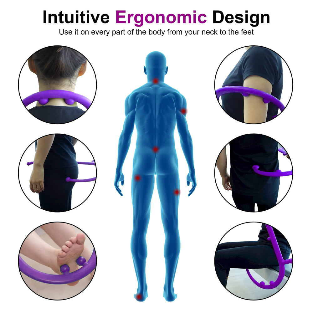 Shrdaepe massager rod for legs delivers precise pressure for relief