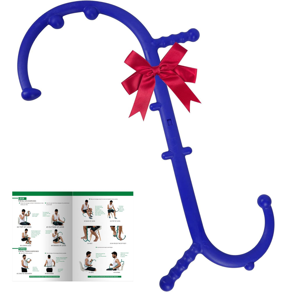 Shrdaepe massage trigger point cane reaches knots from neck to feet for targeted relief