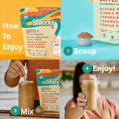 Shroovy vanilla bean and arabica blend delivers smooth taste