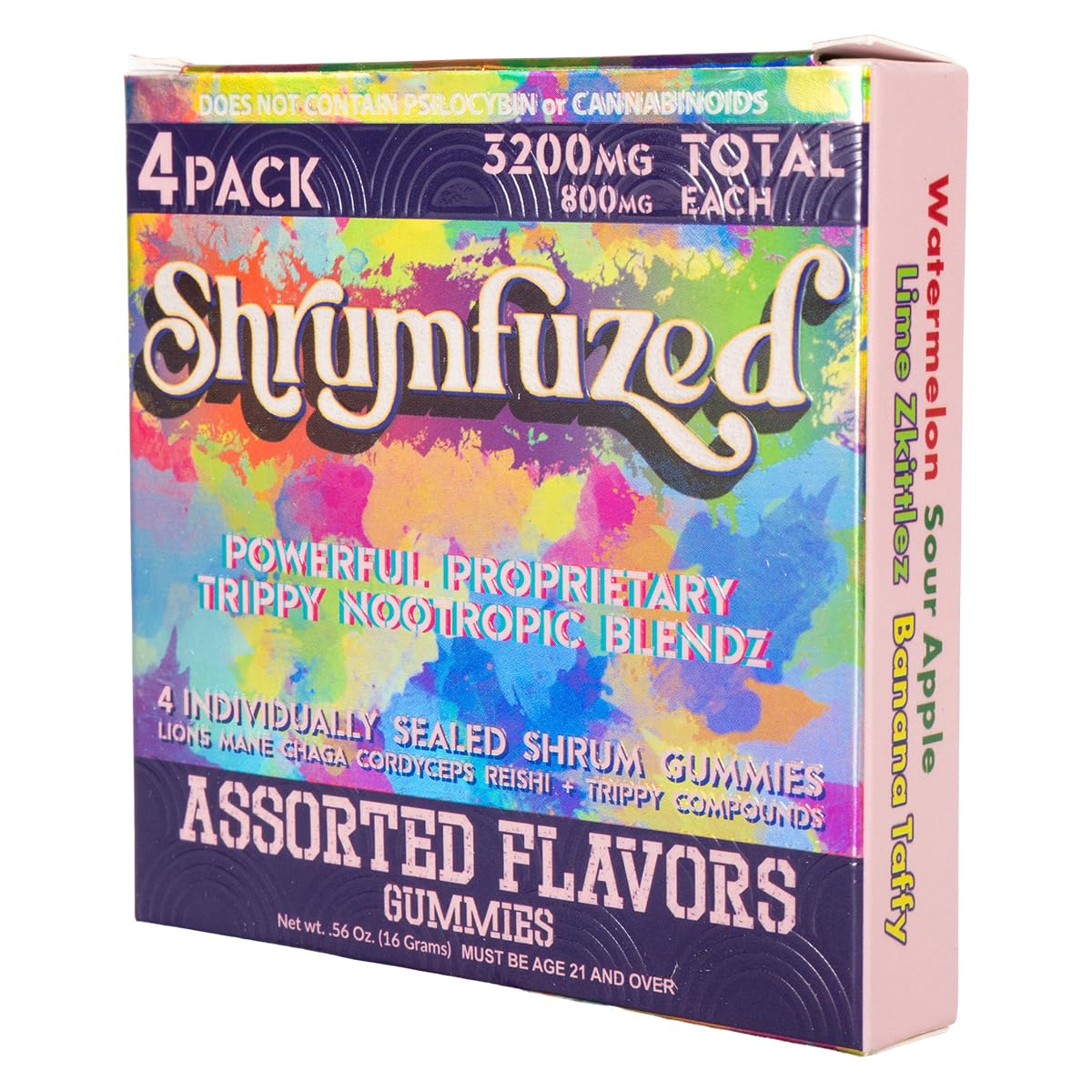 Shrumfuzed Lion Mane ingredient close-up suggesting cognitive clarity support