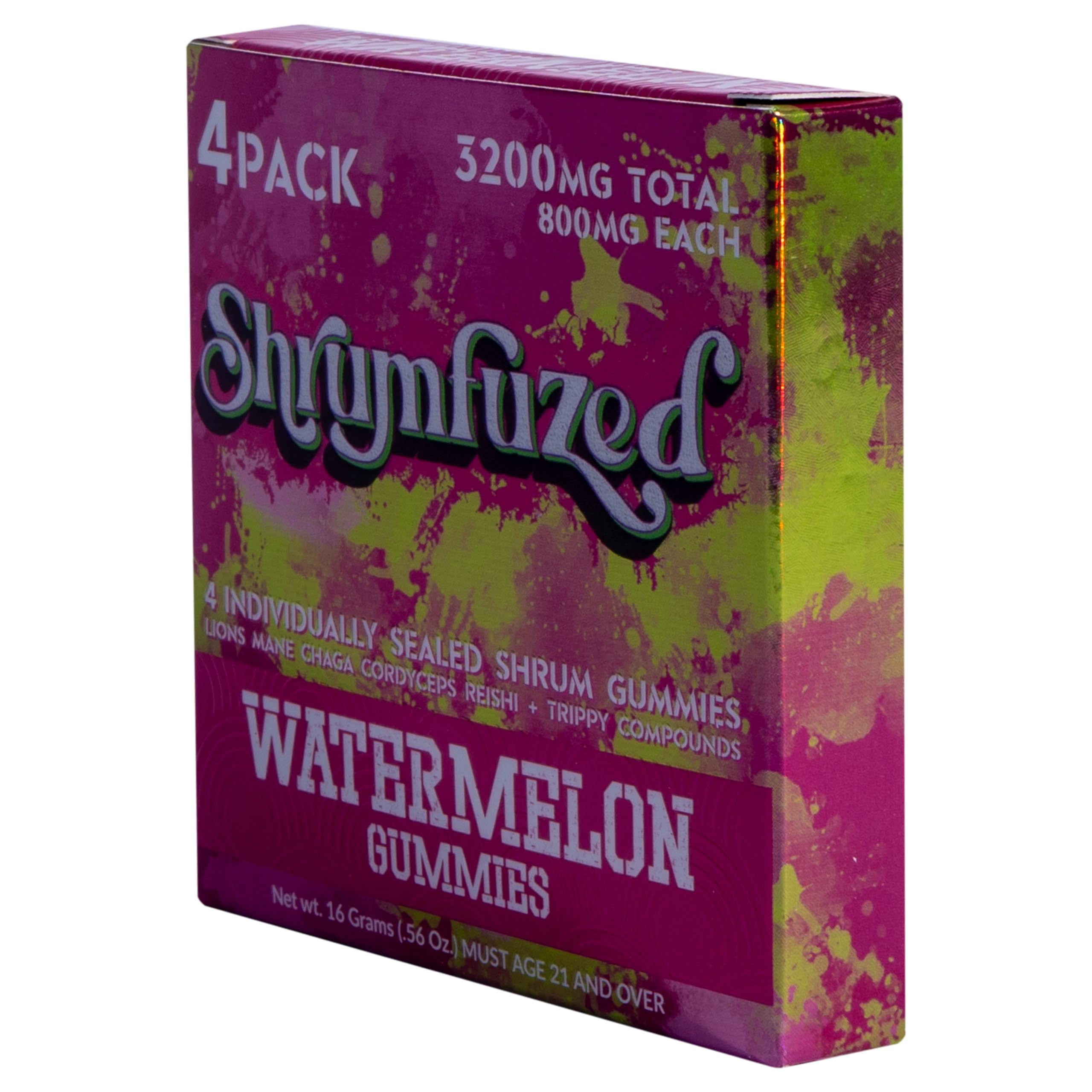 Shrumfuzed nootropic gummy packaging showing tamper-evident safety and regulatory compliance