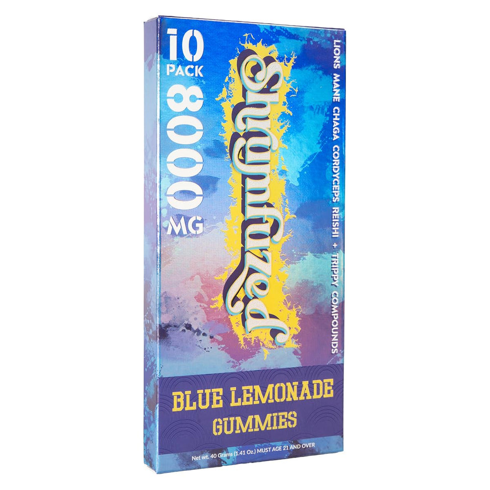Shrumfuzed proprietary mushroom blend ingredients close-up highlighting immune-supporting components.
