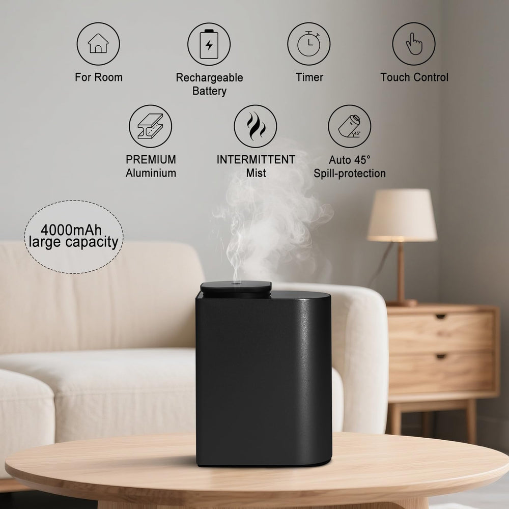 SHXMZS touch-control panel enabling easy adjustment of mist levels
