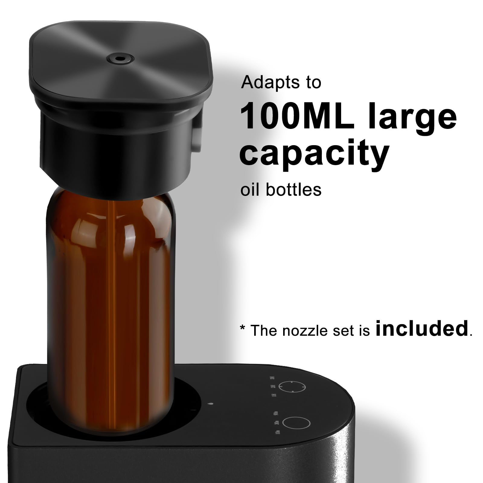 SHXMZS premium aluminum diffuser close-up shows sleek design and spill-protection