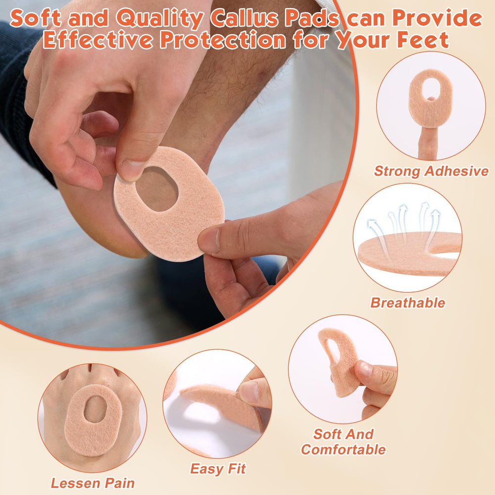 Shynek strong adhesive foot pads stay securely in place throughout the day.
