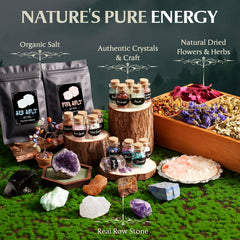 SHYSHINY crystal bottles 20 pieces for energy work, spells, and home decor