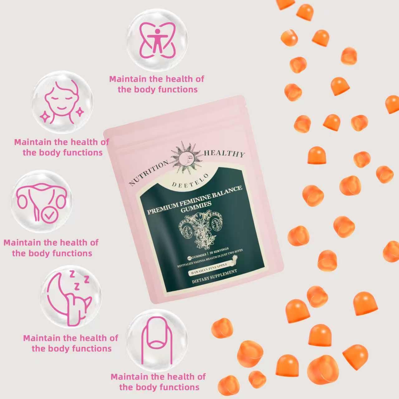 Shytrouy includes Bacillus coagulans probiotic for gentle daily balance.