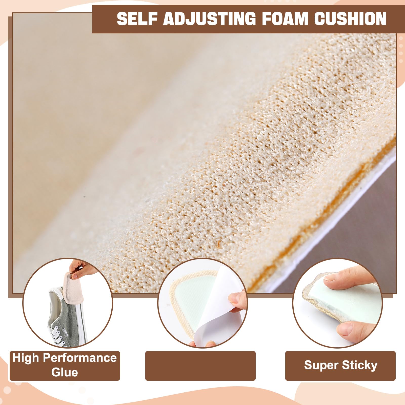 Shyyween suede keeps cushioning durable for ongoing use.