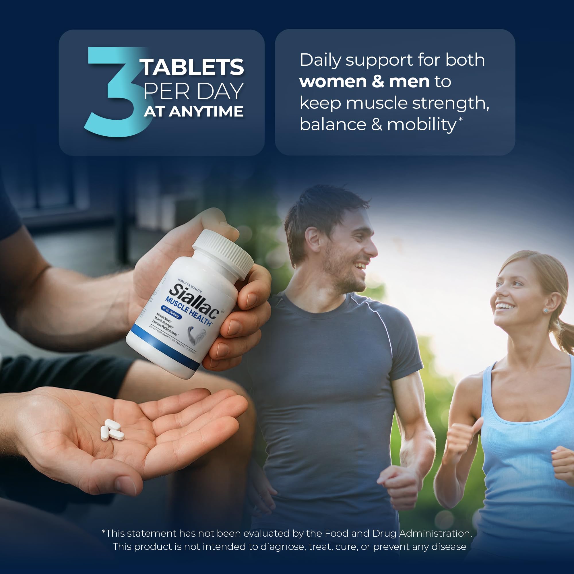 SIALLAC Muscle Health label with 6'-SL ingredient information