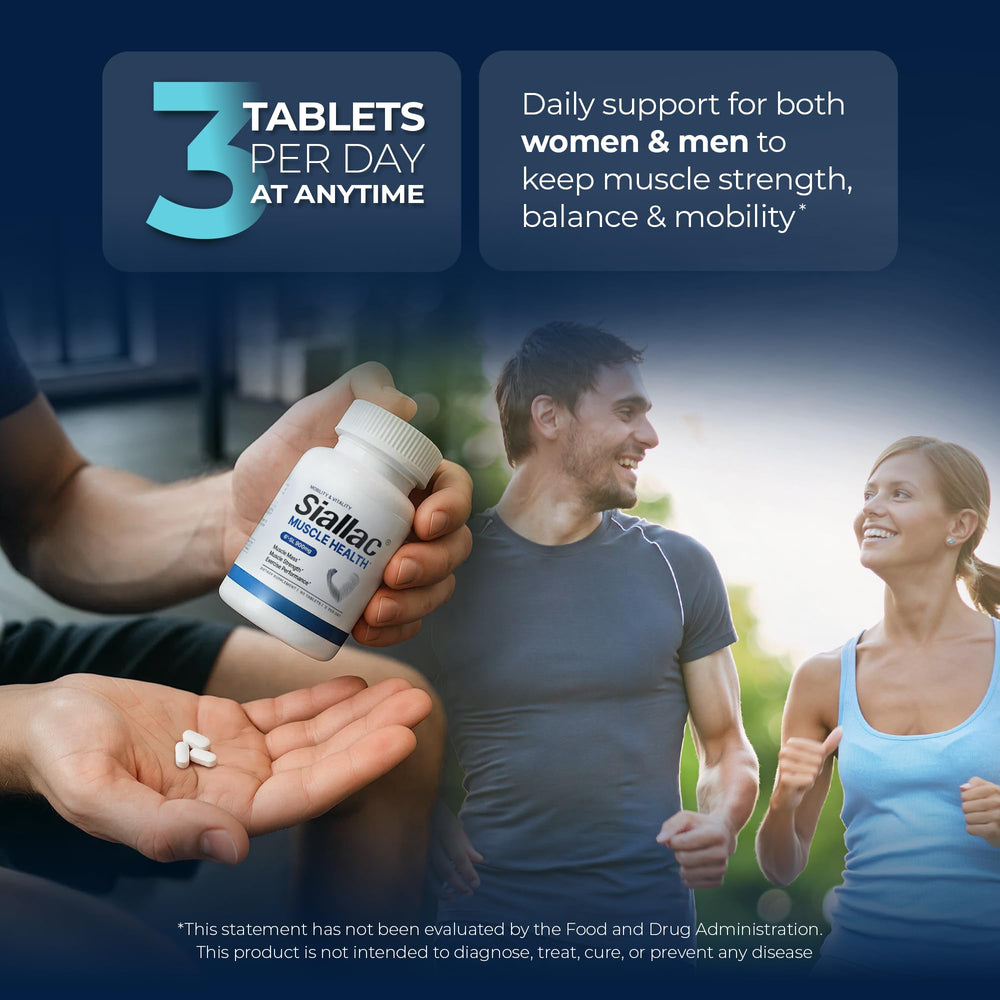 SIALLAC Muscle Health label with 6'-SL ingredient information