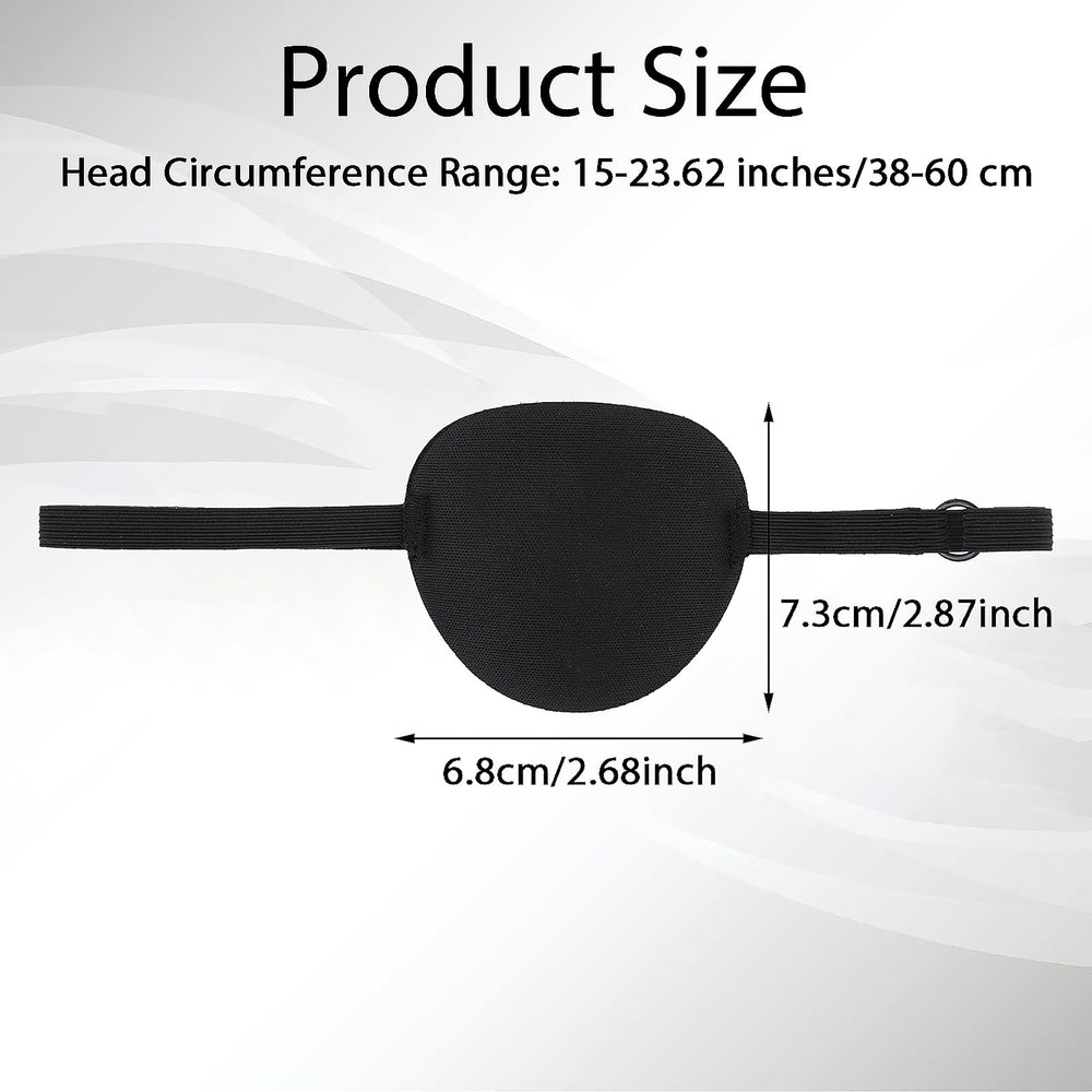 Sibba eye patch supports left or right eye coverage for flexibility.