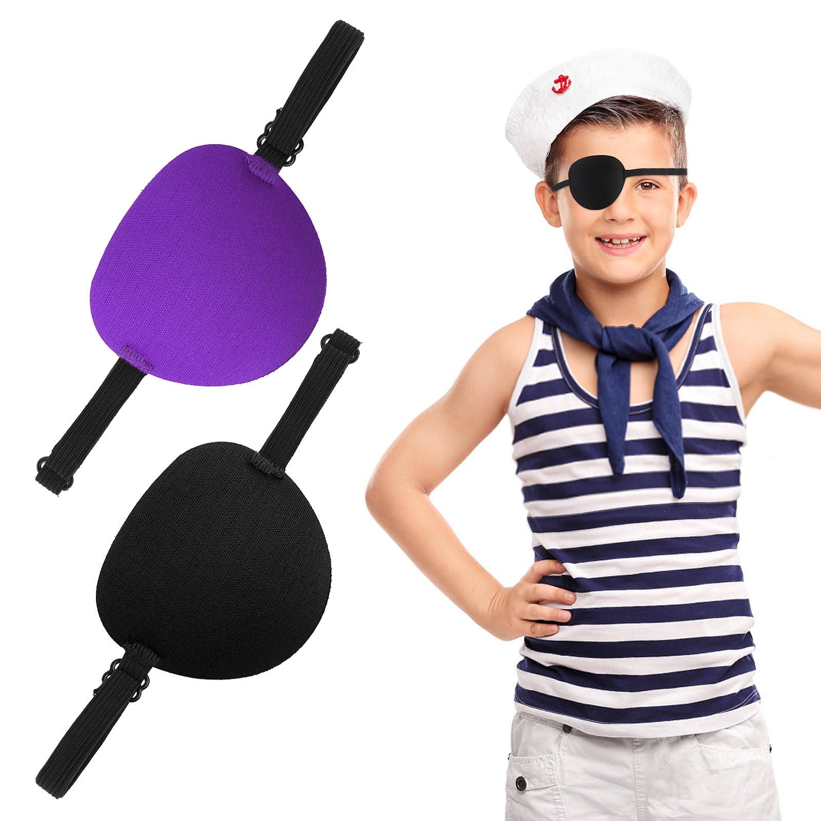 Sibba eye patch uses soft sponge material for breathable comfort.