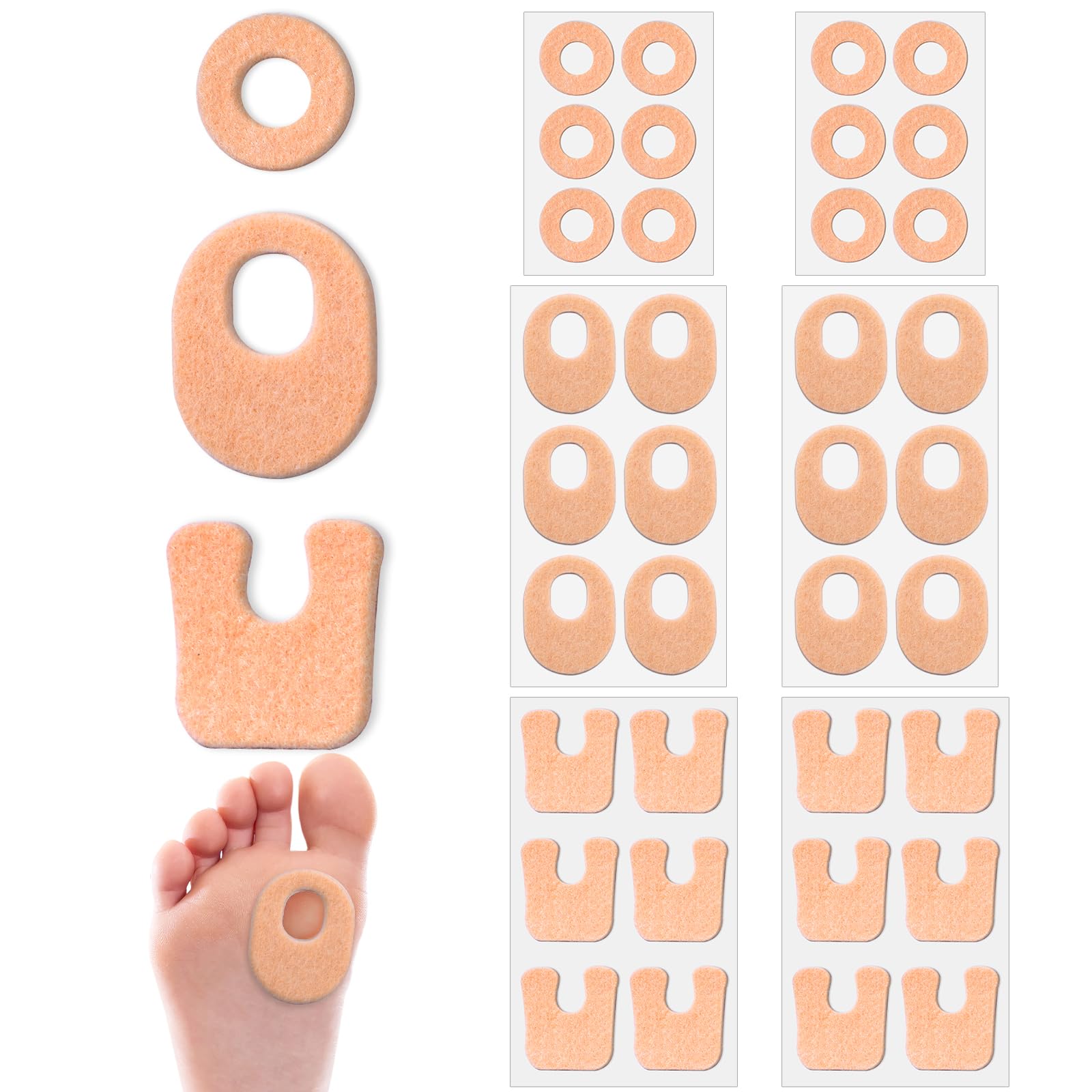 Sibba Feet bunion pads in compact packaging for toe relief.