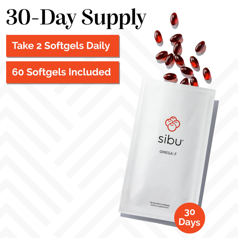 Sibu Sea Buckthorn Omega-7 in daily routine potentially supporting mucous membranes and dryness relief.