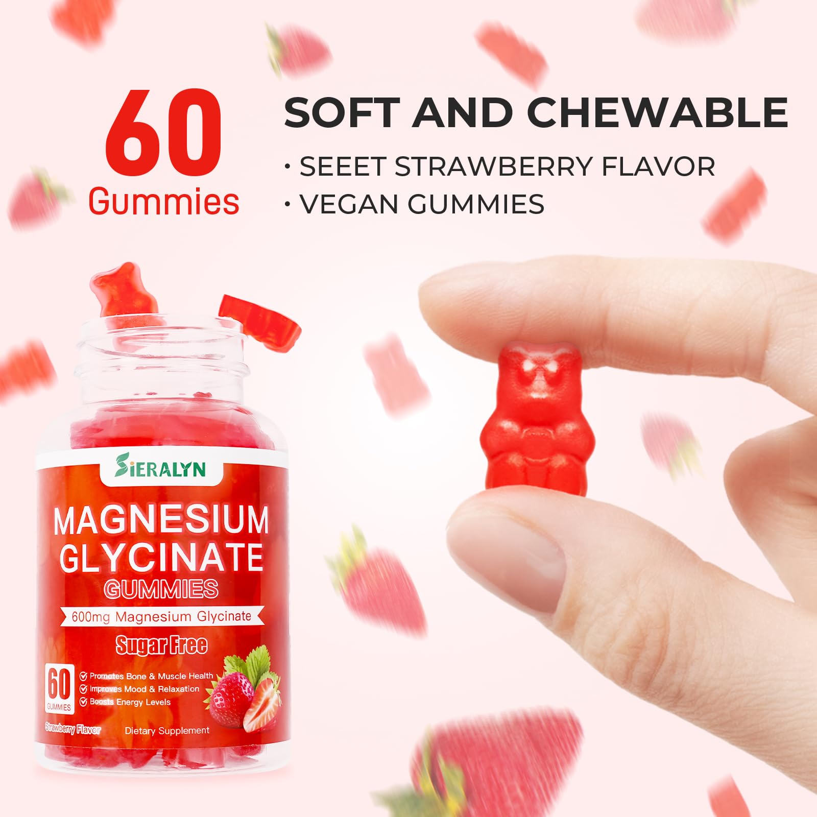 Sieralyn magnesium glycinate offers high absorption for daily use.