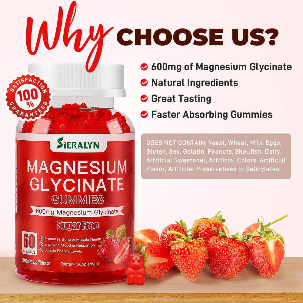 Strawberry-flavored chewables from Sieralyn provide a pleasant daily ritual.