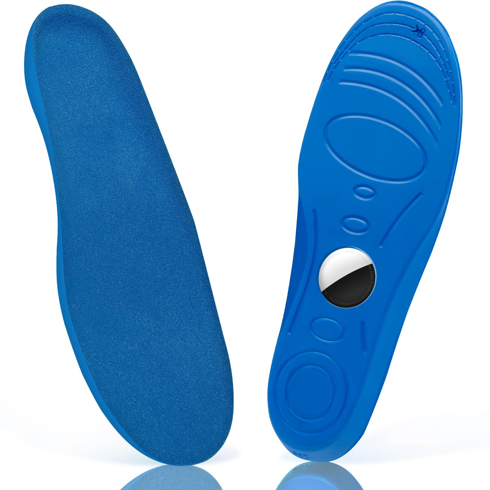 Sifemp Airtag Insole Blue close-up showing cushioned all-day comfort.