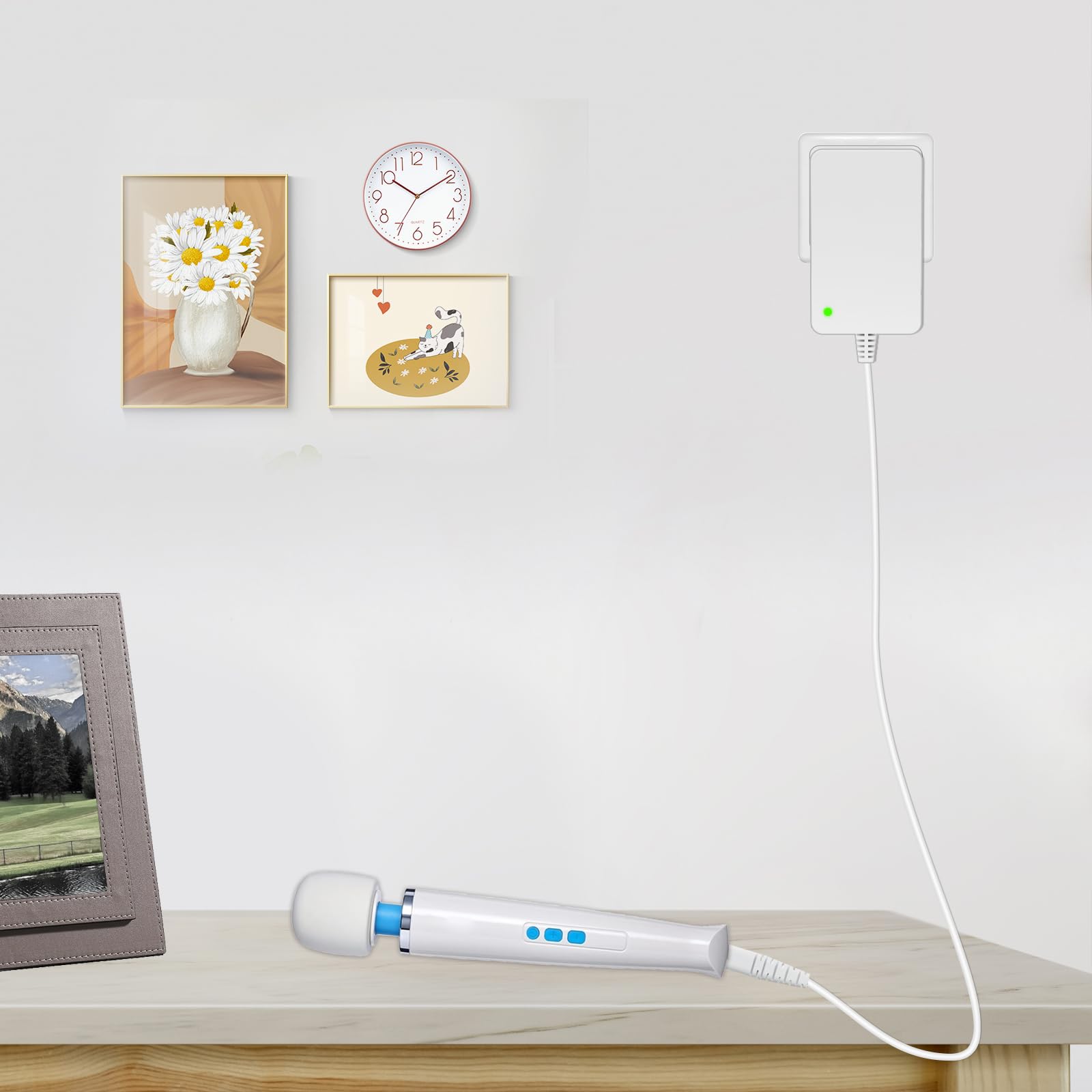 SigeIy HV-270 charger compact design easy to tuck away after use.