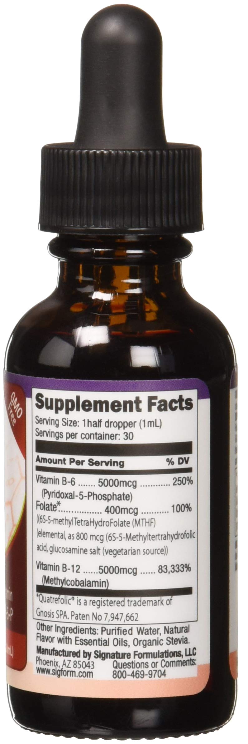 SIGFORM Vitamin B12 5000 Sublingual bottle dispense demonstrates simple daily use.