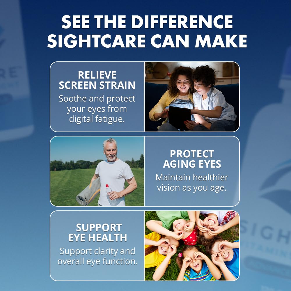 SightCare GMO-free formula image signals clean, additive-free daily use.