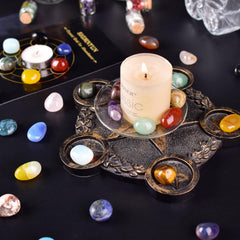 SigMntun crystals for Reiki and crystal rituals, energy alignment with color variety.